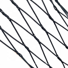 Black Oxidized Stainless Steel Rope Net